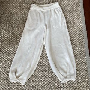 Free People FP Beach Freya Sweater Pants (Bone) Size M